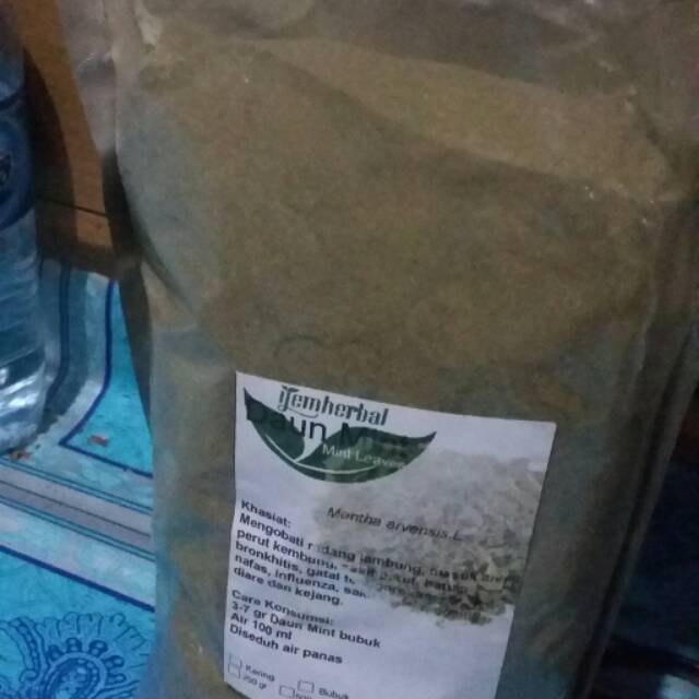 BUBUK DAUN MINT 10 GRAM