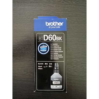 Tinta Brother BTD60BK BTD60 BT D60 Black Original