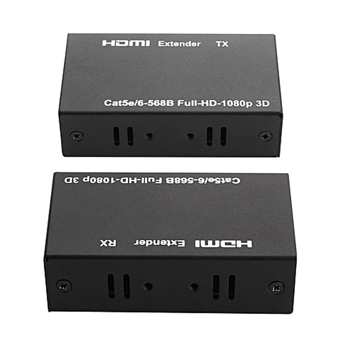 Hdmi Extender 60M By Lan Kabel Cat5/Cat 6 Lexcron - HDMI Extender Lexcron 60M