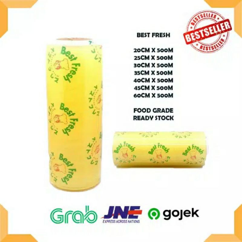 Plastik Wrap Makanan | Food Wrapping Cap Best Fresh uk 20,25,30,35,40,45,&60 x 500m