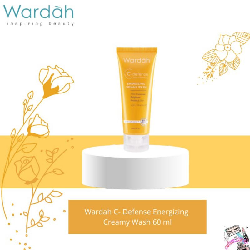 ☃Cutezz_Ching1☃Wardah C Defense Energizing Creamy Wash 60ml