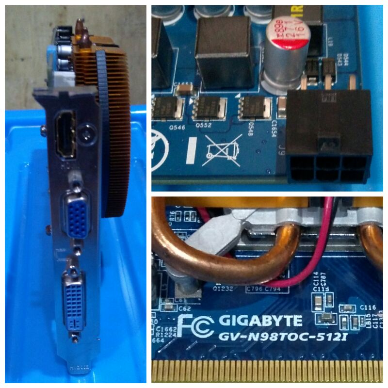 VGA Design & Gaming - NVIDIA GT 9800 512MB DDR3 256BIT