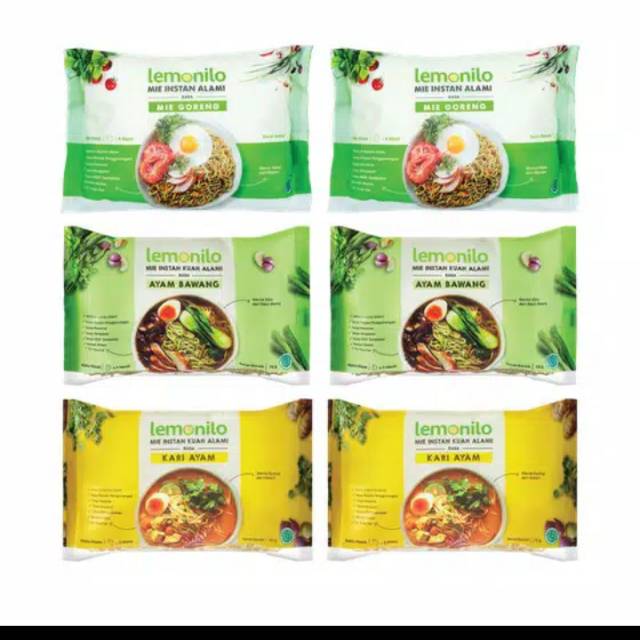 

Lemonilo mie sehat varian rasa per bungkus