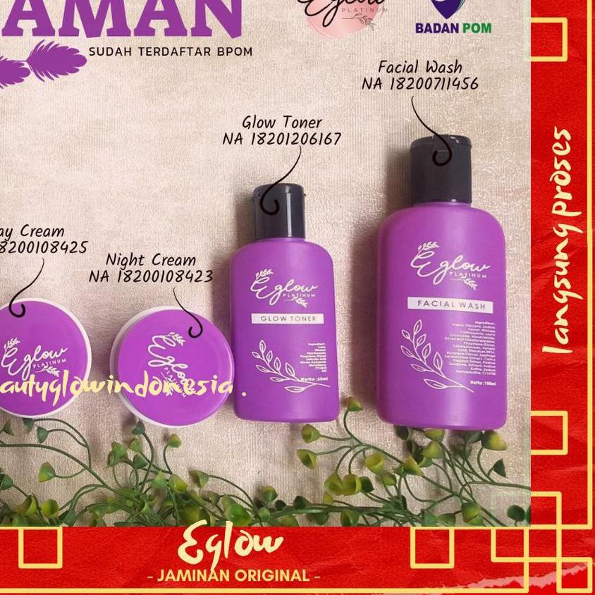 ♝ EGLOW Platinum / Skincare E Glow Platinum Original / Eglow / E glow / eglow platinum ☁