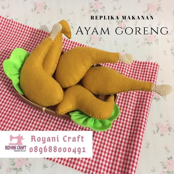 

Replika Ayam Goreng - Felt Food