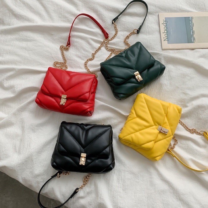 Zara quilted bag maxi crossbody ori sling bag