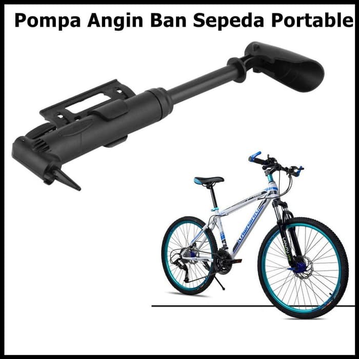 DUUTI Pompa Angin Ban Sepeda Portable PP 05 Black