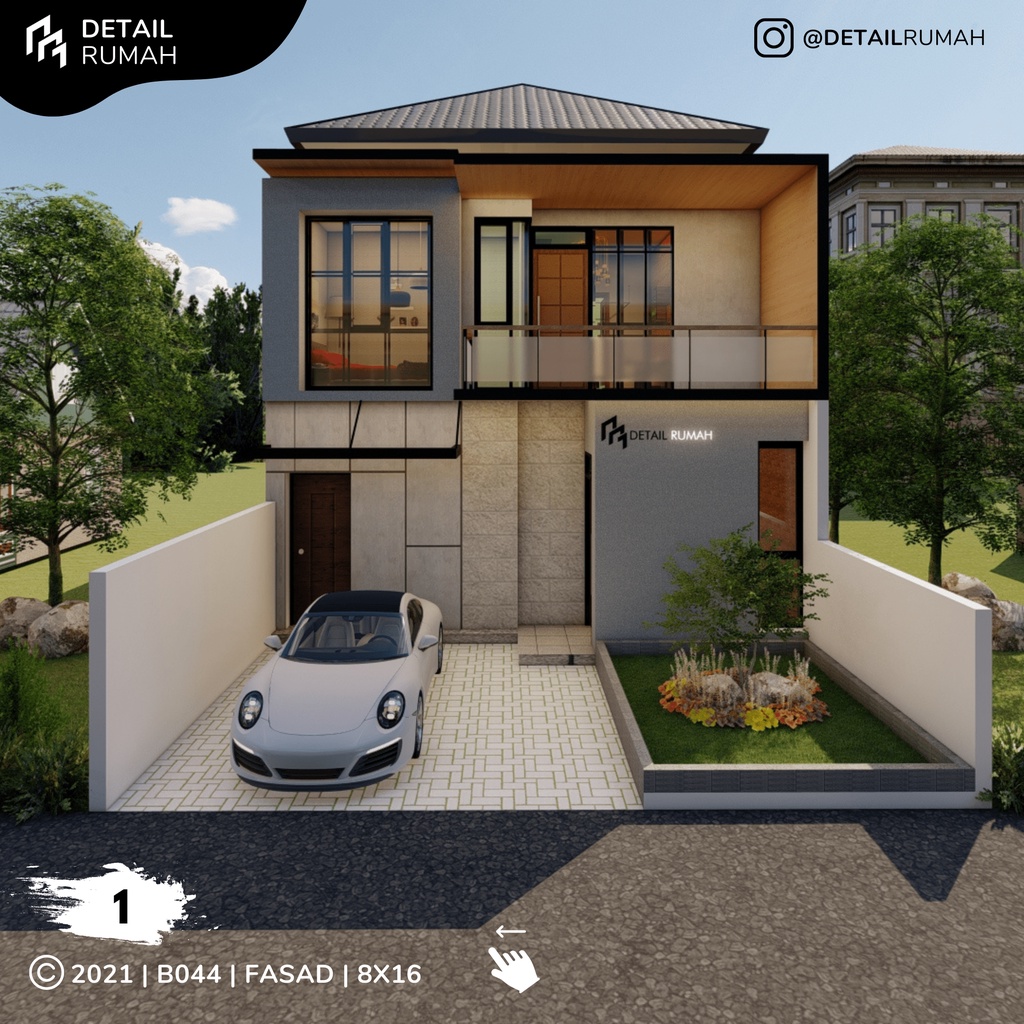 Harga Desain Rumah Minimalis Modern 2 Lantai Terbaru Januari 2022 BigGo Indonesia