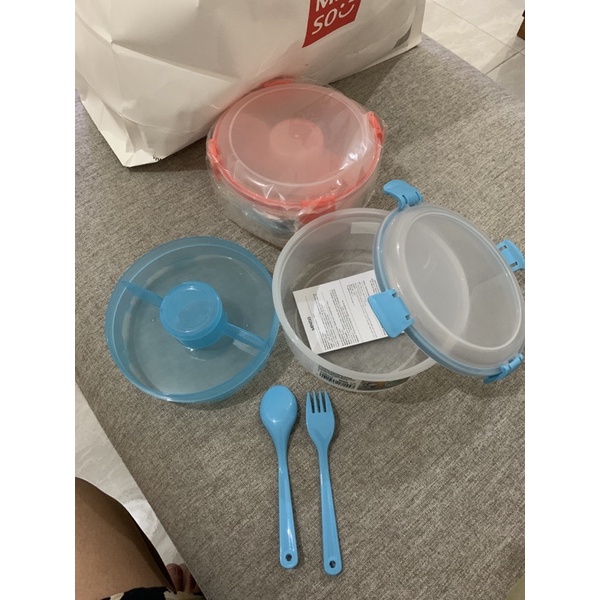 CONTAINER FOOD MINISO || TEMPAT MAKAN MINISO 1100ml