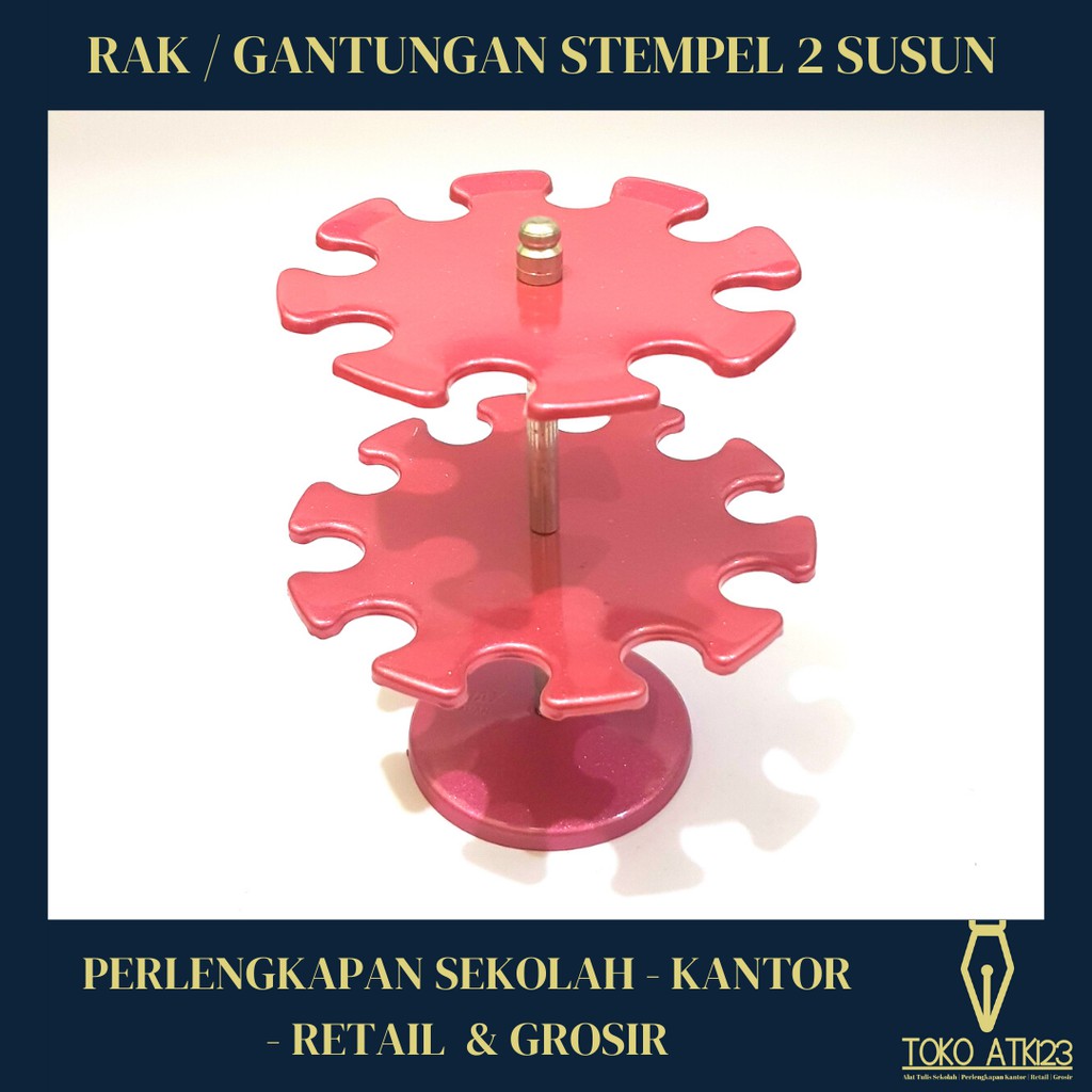 Rak Stempel / Stamp Rack / Stamp Orgenizer Tingkat 2 Merk Imax