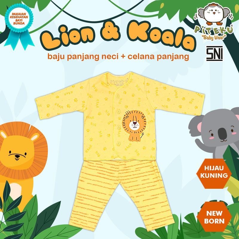 Piteku Lion &amp; Koala set panjang