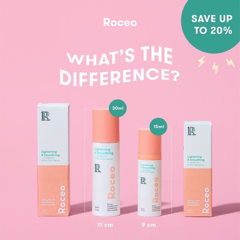 ROCEO lightening &amp; smoothing underarm serum ketiak cerah