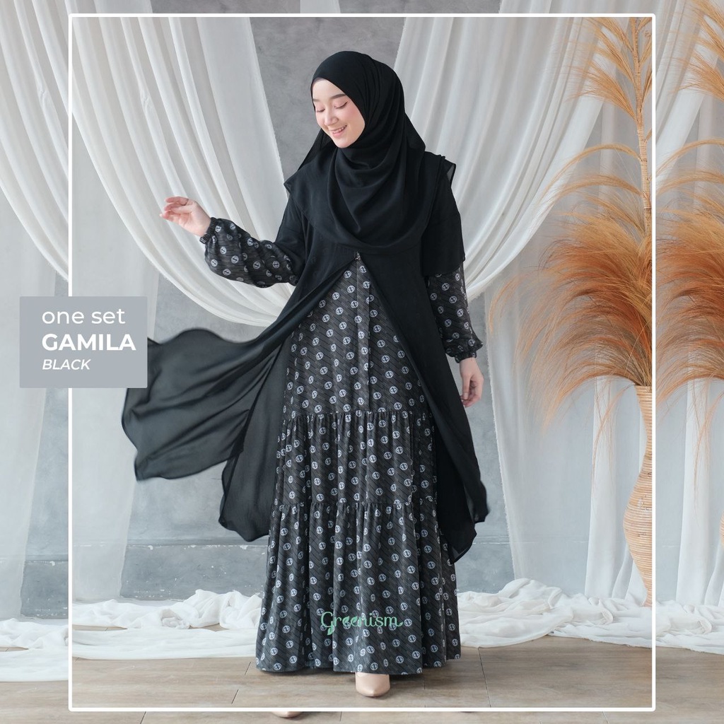 Greenism Gamis Gamila Quality Premium Syari'i Dress