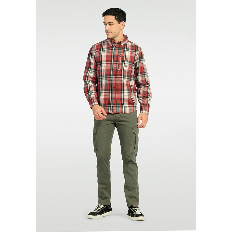 Kemeja MGEE Original Lengan Panjang Jason 008 Orange