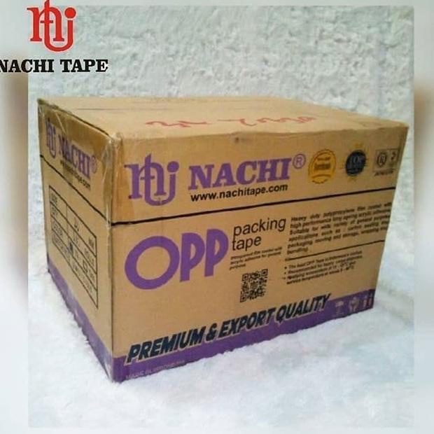 

Lakban NACHI 2inch Per Dus Isi 72 Pcs/ Lakban Bening / Lakban Coklat