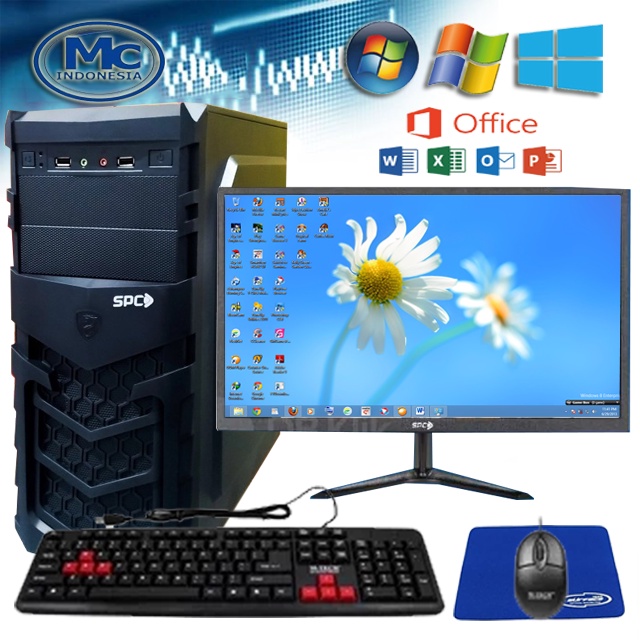 PC RAKITAN Komputer H61 Office SIAP PAKAI