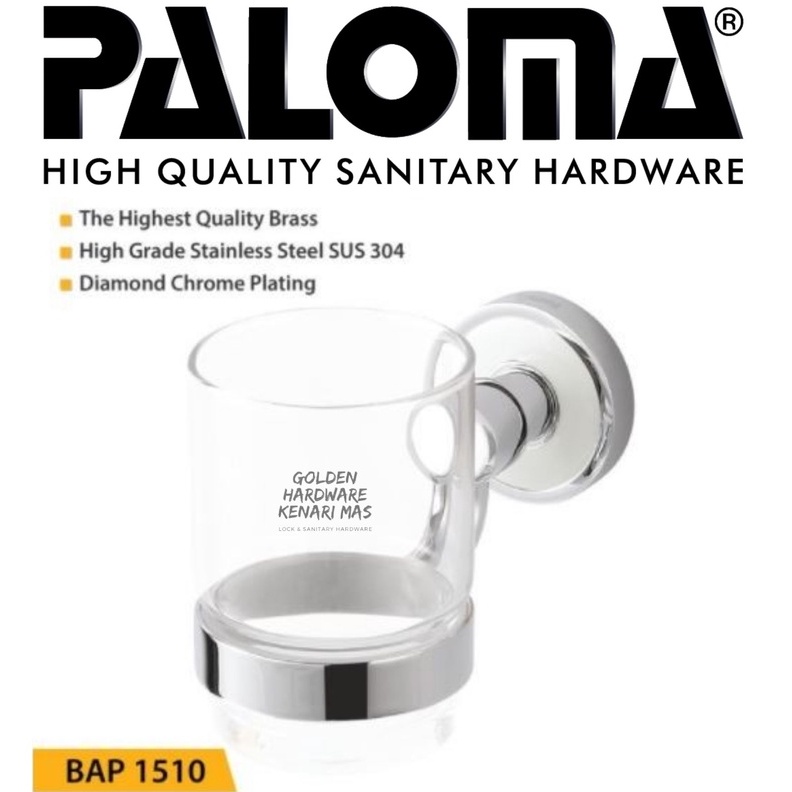 PALOMA BAP 1510 TEMPAT ODOL SIKAT GIGI ASESORIS KAMAR MANDI WASTAFEL