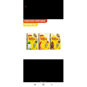 Nestle Dancow FortiGro Susu Bubuk Full Cream / instan original / coklat 200gram . dancow 400gram . d