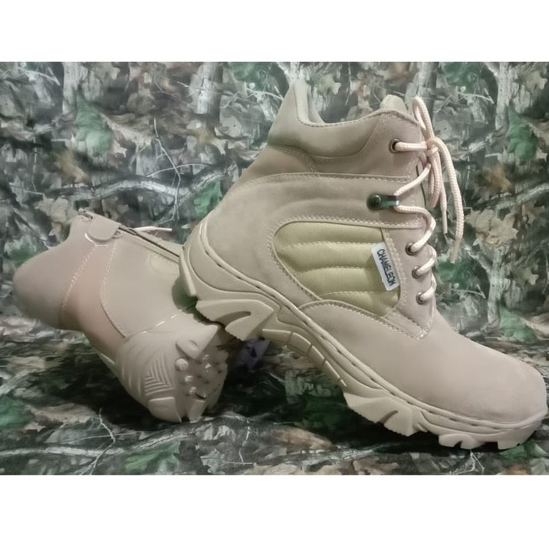 Sepatu Safety Boot taktikal chameleon kerja lapngan 6inc