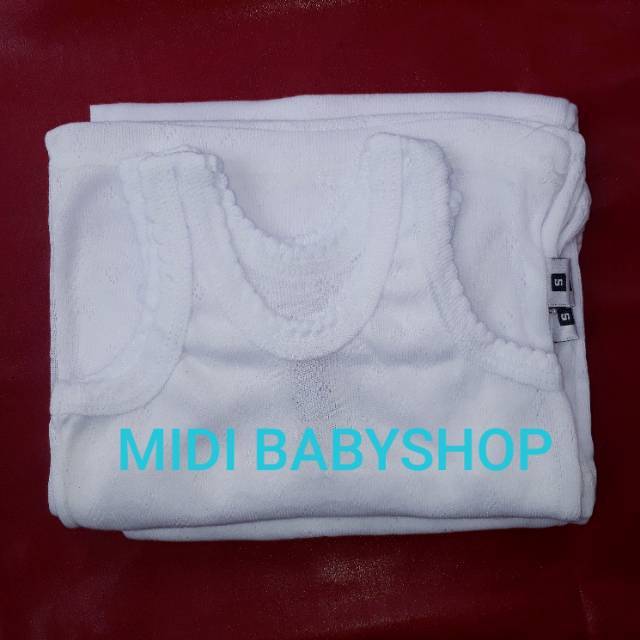 Singlet Bayi / Kaos dalam bayi polos ukuran S M L XL