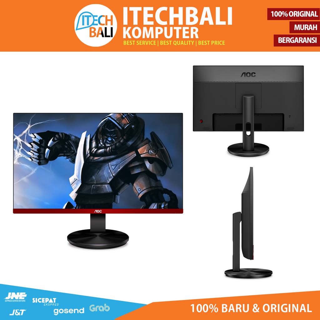 Monitor AOC 24&quot; G2490VX 144Hz 1Ms Full HD Frameless Original | ITECHBALI