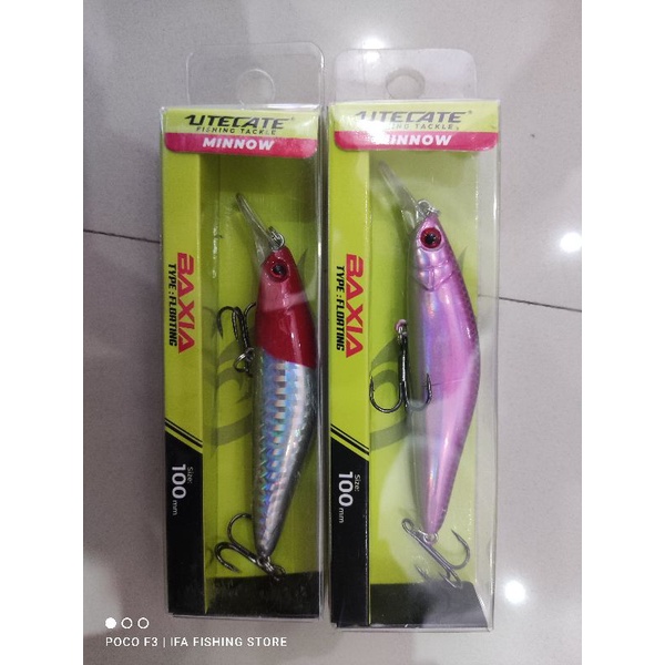 UMPAN PANCING LURE MINNOW UTECATE BAXIA 12G