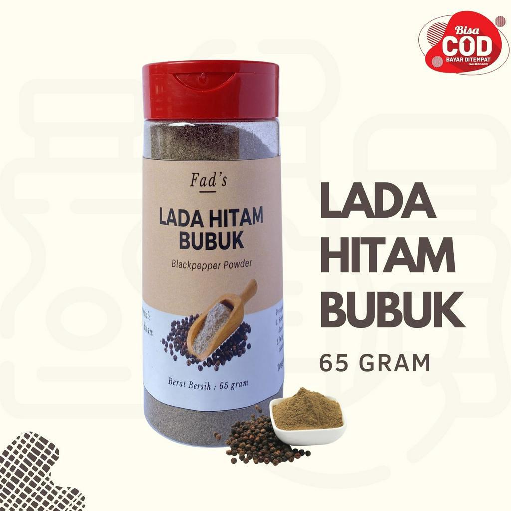 Fad's Bumbu Dapur Bubuk Lada Hitam Bubuk - Lada Putih Bubuk - Lada Hitam Biji - Lada Putih Biji