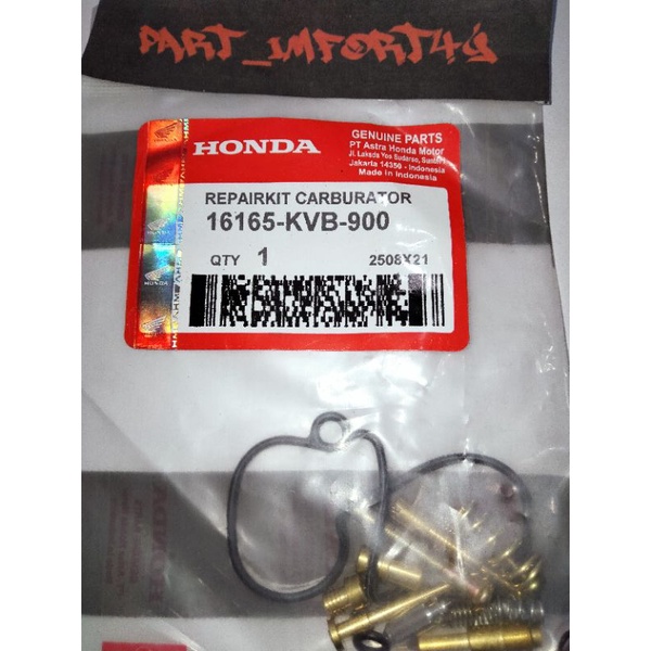 REPAIRKIT KARBURATOR (KVB/KVY)HONDA BEAT LAMA KARBU VARIO LAMA KARBU ORIGINAL