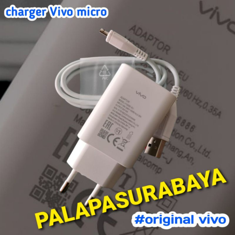 Charger Vivo Original 100% Fast Charging 9V-2A / Charger Vivo V11 V9 V7 V5 By Vivo Fast charger