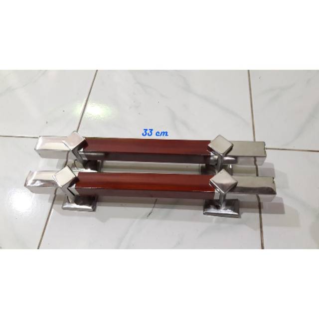 33 cm handle pintu rumah/ tarikan pintu gagang pintu model kotak natural