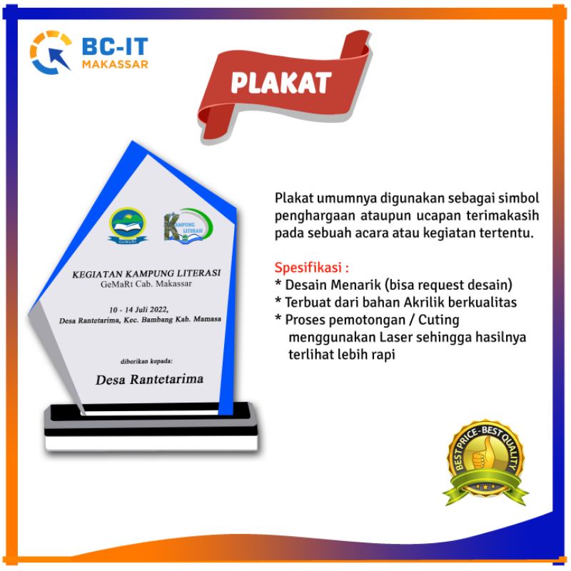 

Plakat Akrilik Desain Menarik