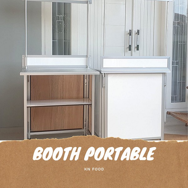 Booth Portable Booth Bongkar Pasang Polos KECIL.