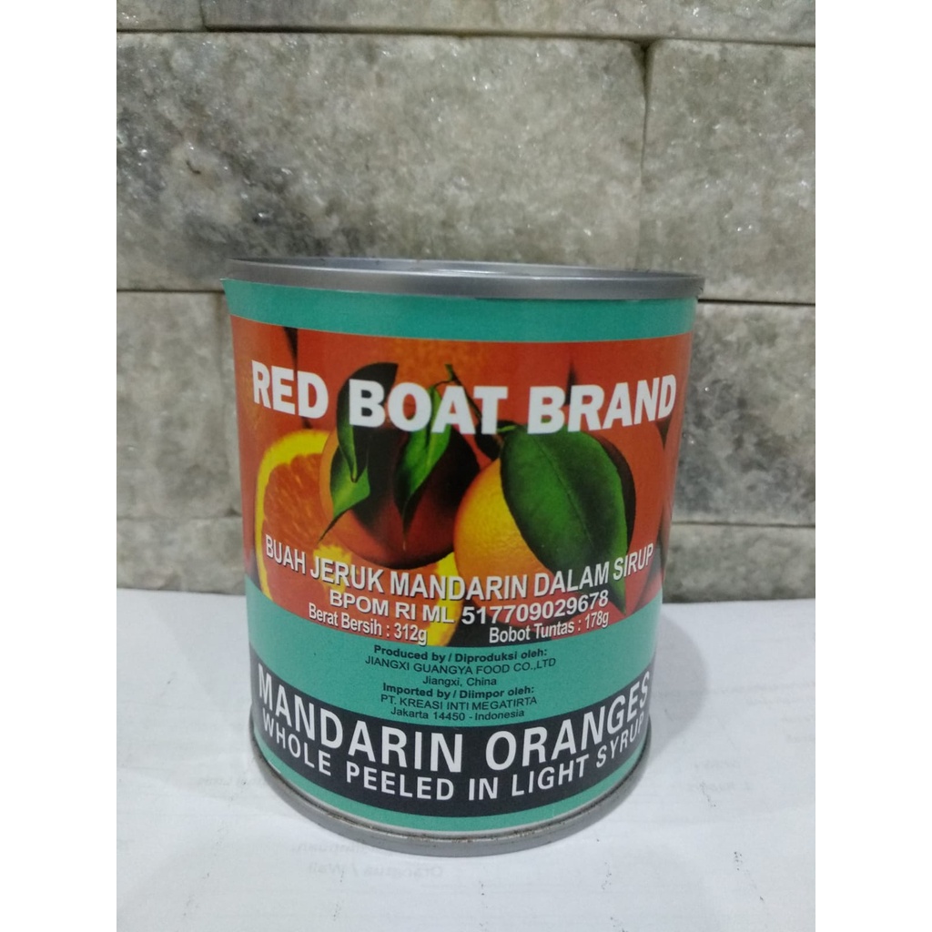 

RED BOAT MANDARIN ORANGE in LIGHT SYRUP JERUK MANDARIN KALENG 312 Gram