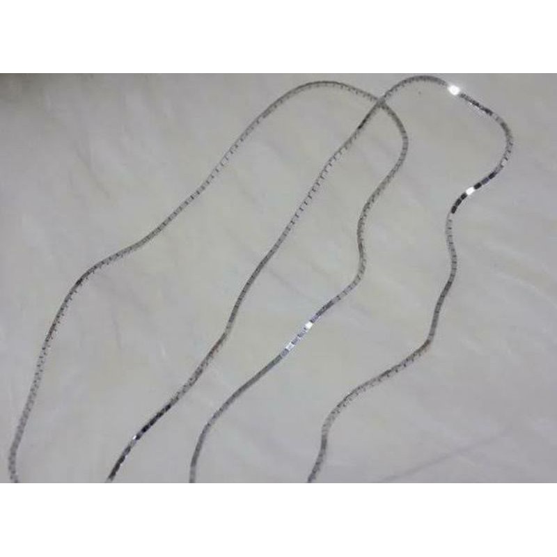 kalung emas putih kadar 420 model italy