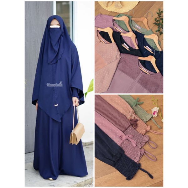Set Shafeeya by Khizaanah sunnah | safeeya set by khizaanah sunnah | gamis safeeya | gamis set shafe