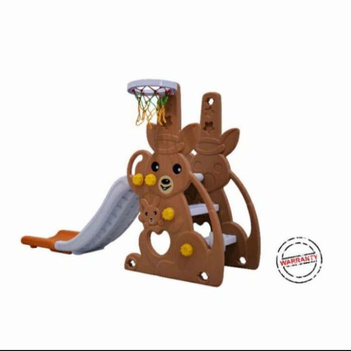 Perosotan Labeille Slide KANGAROO KC 520 Brown / Perosotan Anak / Fun Slide / Parklon slide / perosotan anak anak