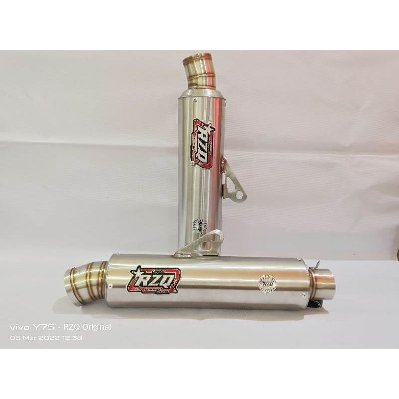 Silincer Knalpot RZQ Original Bulat Kompetisi