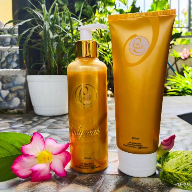 Body lotion bebwhite C& body wash bebwhite C