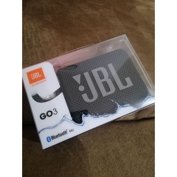 JBL Go 3 Black Original Garansi IMS (BNOB)