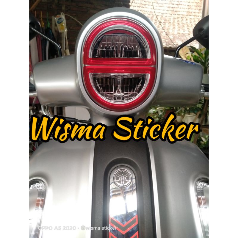 Stiker Alis Yamaha Fazzio / Stiker Alis Fazzio / Stiker Lampu Fazzio / Stiker Fazzio Accecories