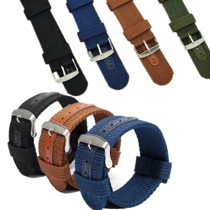 tali jam tangan kanvas tali jam tangan kanvas berkualitas strap jam kanvas tali kanvas army