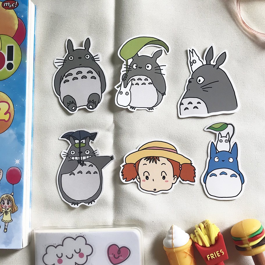 

Sticker Anti Air (waterproof) Tokoh Kartun Ghibli Totoro / My Neighbor Totoro