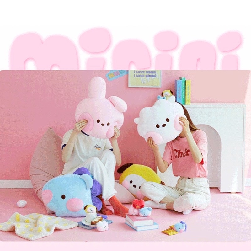 [READY] BT21 MININI Big Head Cushion Squeeze Stress Ball