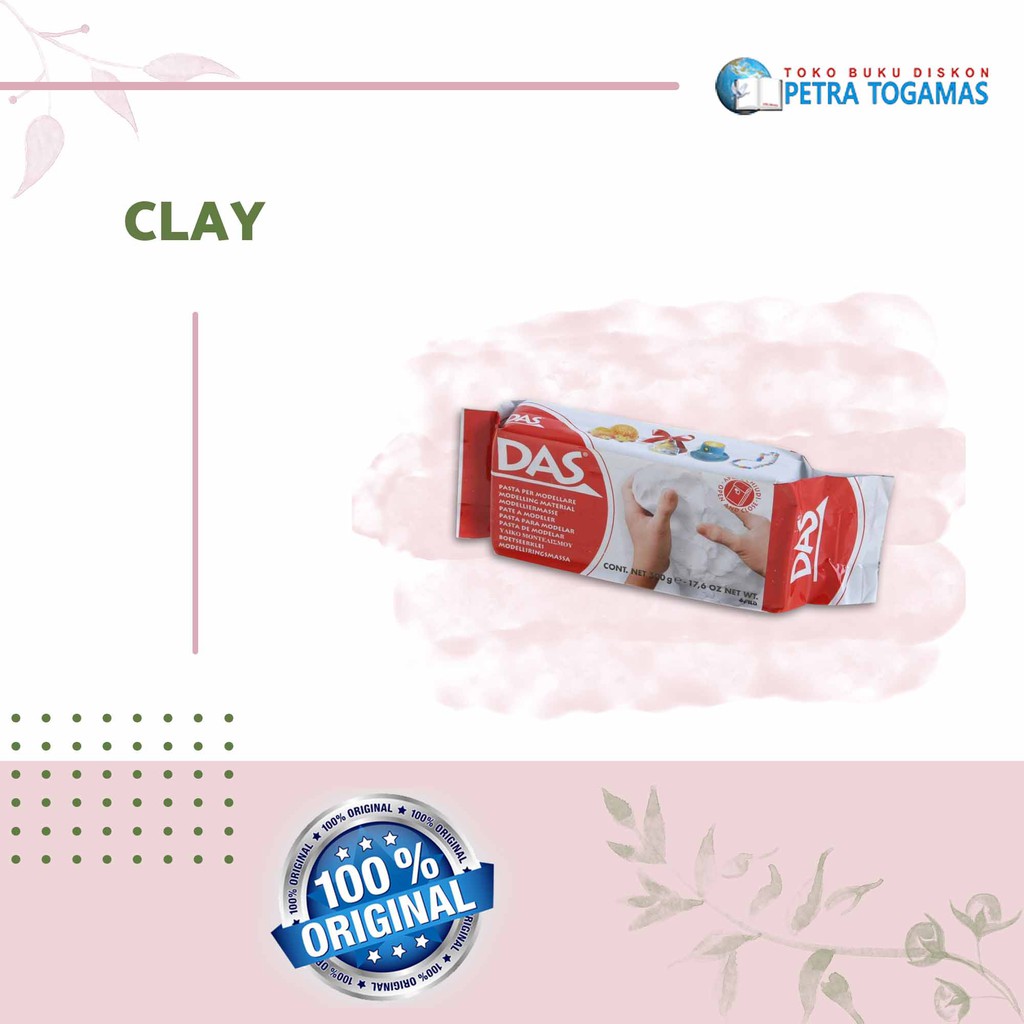 

CLAY DAS MODELLING MATERIALS 500GRAM/1000GRAM (1KG) FILA