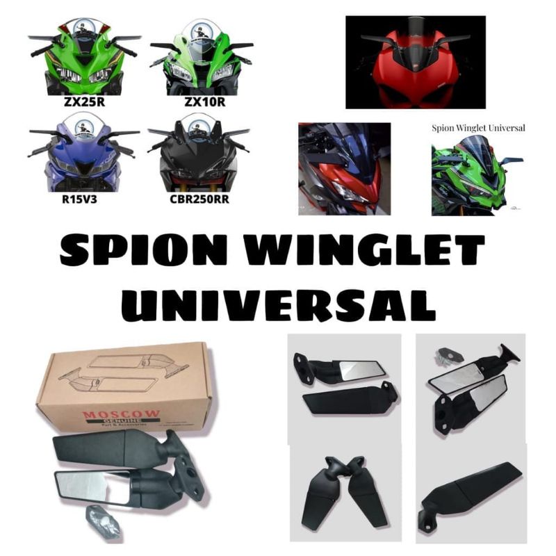 SPION KAWASAKI ZX 10R SPION WINGLET ZX25R SPION FAIRING FEARING R25 R15 CBR150 NEW NMAX XMAX ADV PCX NINJA 150 250 GSX150