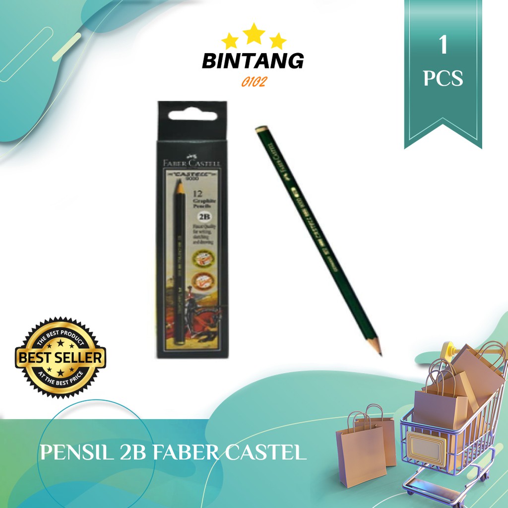 

Pensil 2B Faber Castel