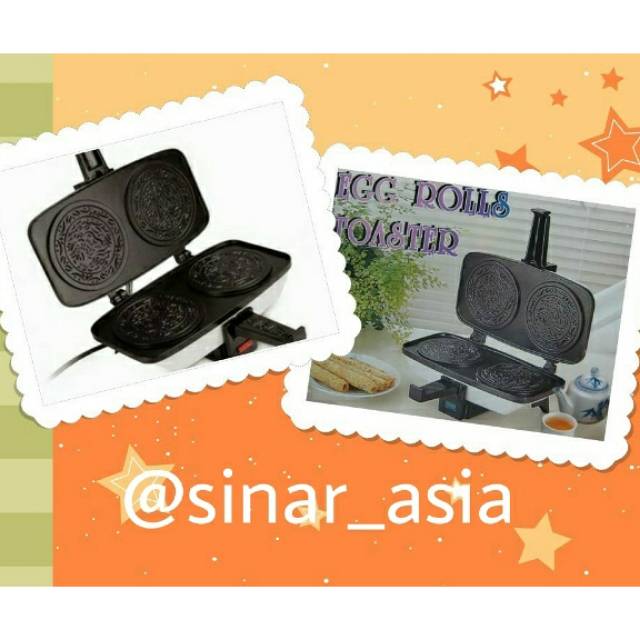 Akebonno Egg Roll Maker (Cetakan Egg Rolls / Kue Semprong menggunakan listrik) THL-5