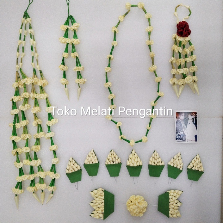 Bunga Ronce Melati Pengantin Imitasi Palsu Sunda Mayang