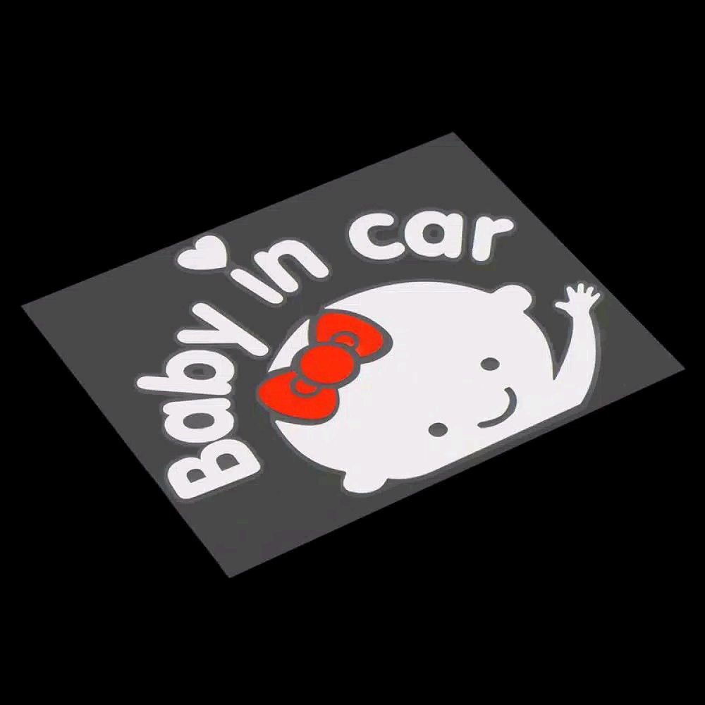 STIKER BABY IN CAR