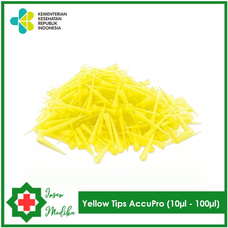 Yellow Tips 10ul-200ul Murah Tip Kuning Mikropipet Murah Isi 1000Pcs
